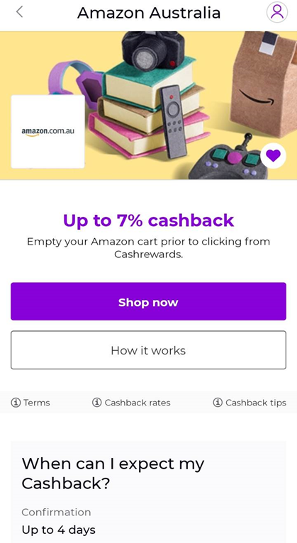 amazon cashback